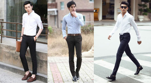 Tips phối đồ với giày da nam 